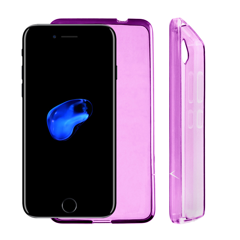 VOLTE-TEL ΘΗΚΗ IPHONE SE 2020/IPHONE 8/7 SLIMCOLOR TPU ΔΙΑΦΑΝΗ ΡΟΖ (5205308173172)