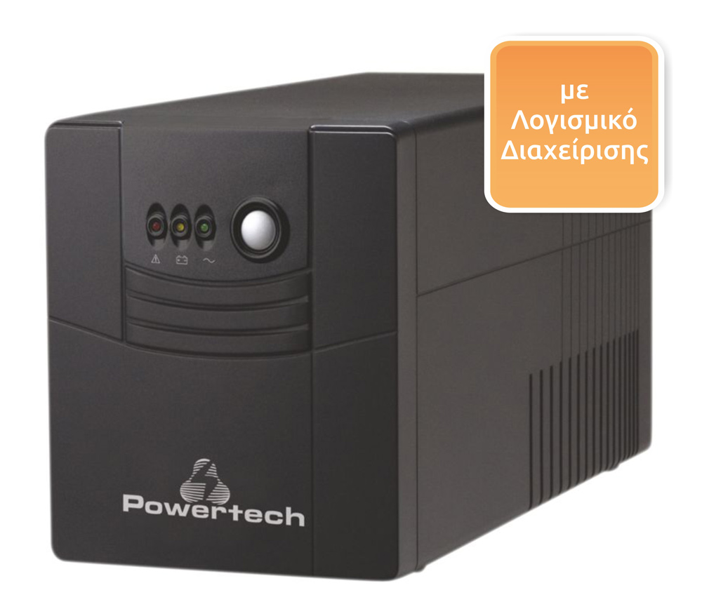 POWERTECH UPS Line Interactive PT-1500, 1500VA, 900W