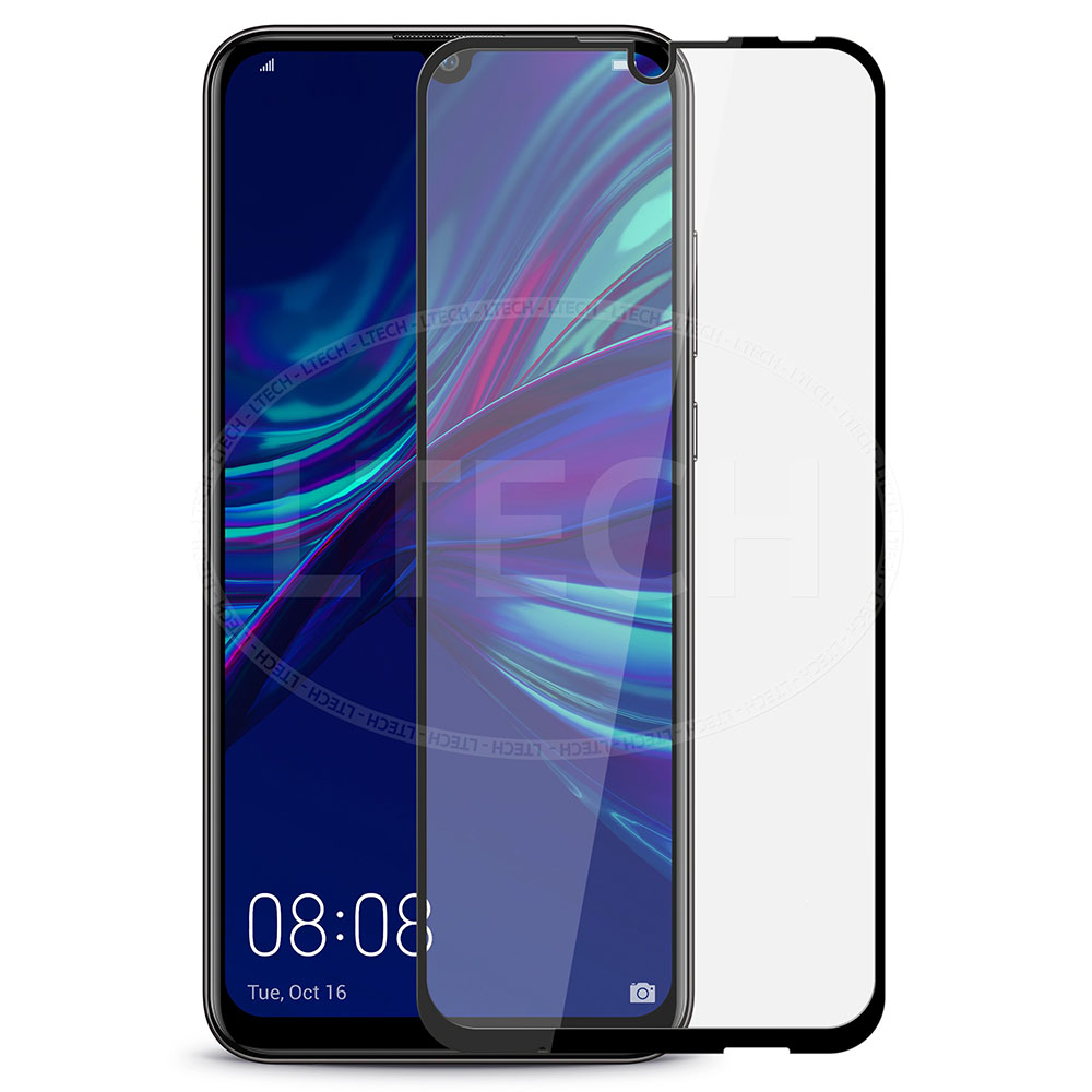 HUAWEI P SMART (2019)  TEMPERED GLASS 9H Hardness 0,3mm 5D ΜΑΥΡΟ FULL GLUE