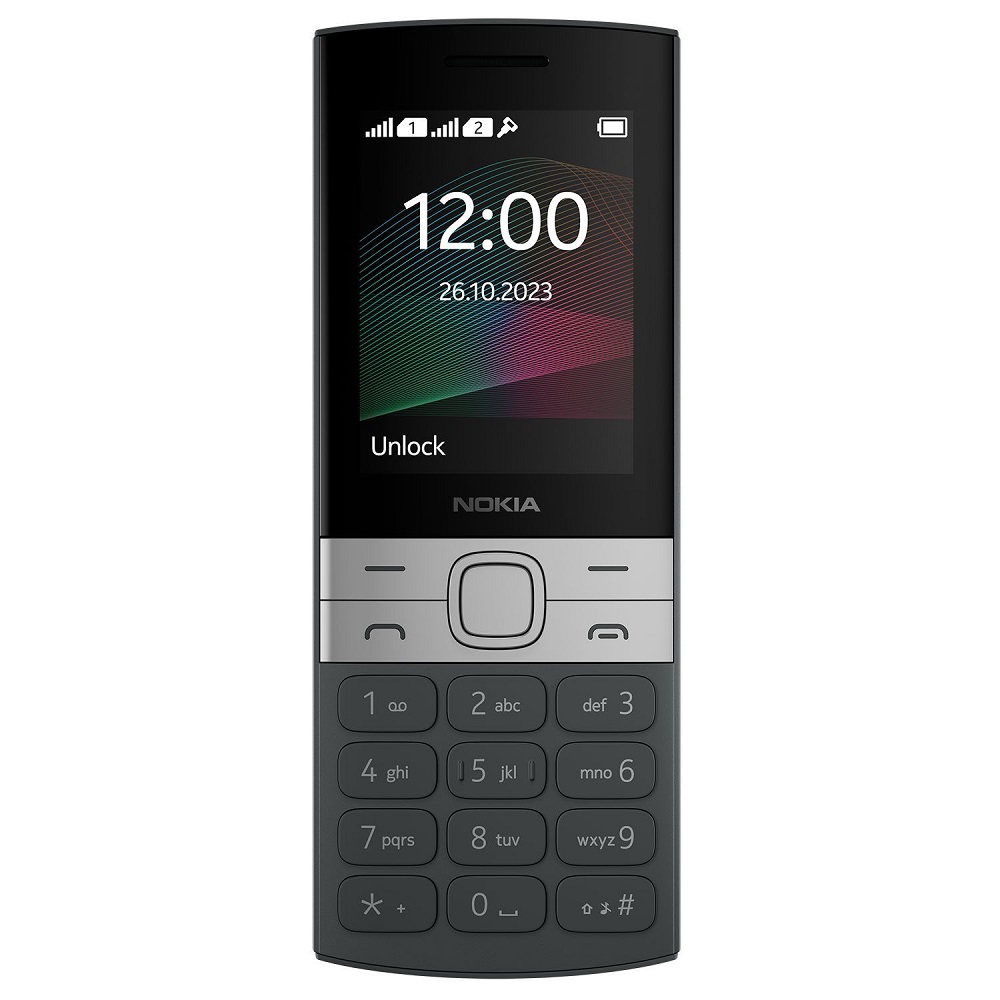 Nokia 150 2023 Dual SIM Κινητό Μαύρο